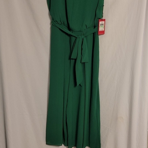 VINCE Camuto Cropped Leght Chiffon Jumpsuit - Picture 6 of 11